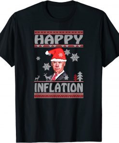 Joe Biden Happy Inflation Ugly Christmas Pajama Unisex Shirt