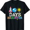 100 Days Brighter - Happy 100th Day Of School Teacher Gift Shirt