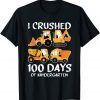 100 Days Of School Kindergarten Trucks Teacher Student Classic Shirt