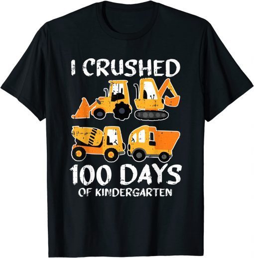 100 Days Of School Kindergarten Trucks Teacher Student Classic Shirt