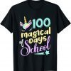 100 Days Of School Unicorn 100 Days Smarter 100th Day Limited Shirt