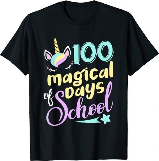 100 Days Of School Unicorn 100 Days Smarter 100th Day Limited Shirt