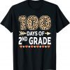 100 Days Of Second Grade Teacher 100th Day Of School 100 Days Of Second Grade Teacher 100th Day Of School Leopard Gift ShirtGift Shirt