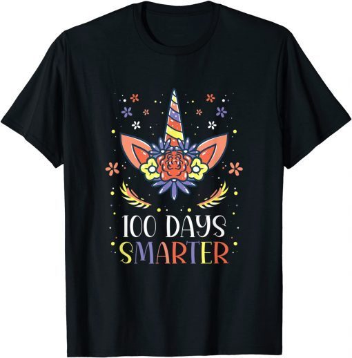 100 Days Smarter 100 Days of School Uiconrn Unisex Shirt