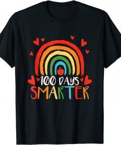 100 Days Smarter 100th Day of School Boys Teachers T-Shirt