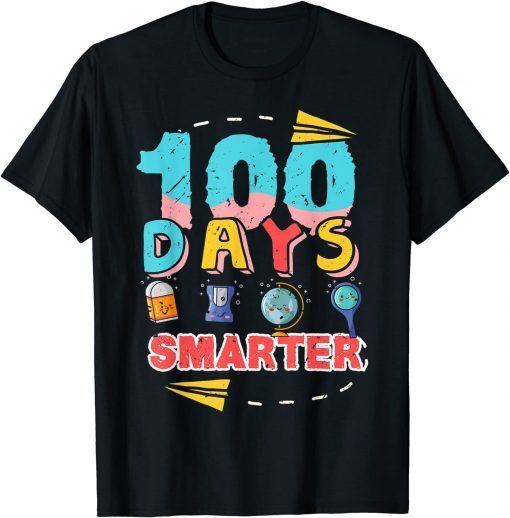 100 Days Smarter Days Of School Teacher & Student Unisex Shirt