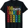 100 Days Smarter Happy 100th Day Of School Student Teacher Unisex Shirt