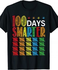 100 Days Smarter Happy 100th Day Of School Student Teacher Unisex Shirt