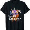 100 Days Smarter Squirrel Unicorn Girls Teacher 100th Day Unisex Shirt