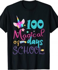 100 Days Smarter Unicorn 100 Days of School Unisex T-Shirt