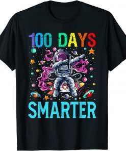 100 Days Smerter-Stars Space Dabbing Students T-Shirt
