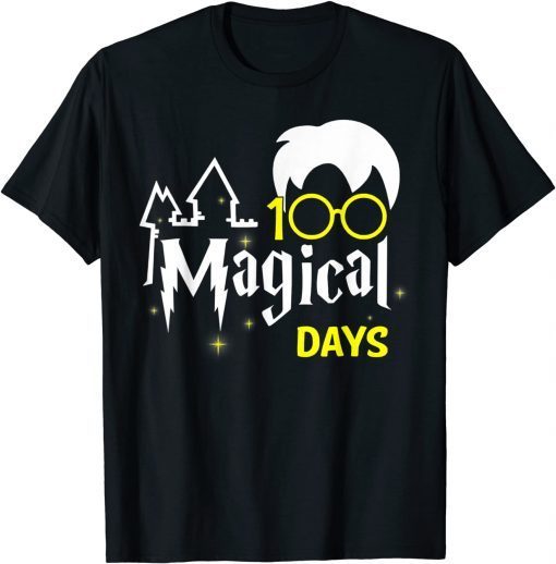 100 Magical Days Wizard 100th Days Of School Teacher Gift Shirt