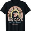 100th Day Of School Art Teacher - 100 Days Art Rainbow Limited Shirt