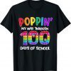 100th Day Poppin My Way Through 100 Days Of School Unisex Shirt