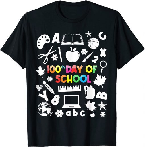 100th Day of School Teachers Child Happy 100 Days Classic T-Shirt