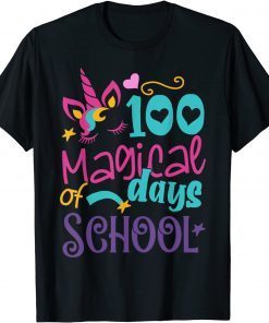 100th Day of School Unicorn 100 Magical Days Tea100th Day of School Unicorn 100 Magical Days Teacher Limited T-Shirtcher Limited T-Shirt