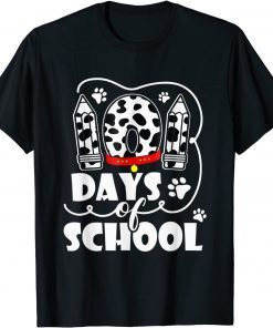 101 Days Of School Dalmatian Dog 100 Days Smarter Classic T-Shirt