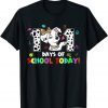 101 Days School Today 101 Days Smarter Dalmatian Lovers T-Shirt