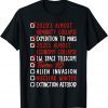10th Birthday Alien Invasion Nuclear War Extinction Asteroid Limited T-Shirt