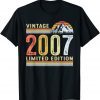 15 Year Old Vintage 2007 Limited Edition 15th Birthday Gift Shirt
