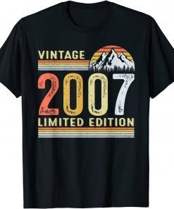 15 Year Old Vintage 2007 Limited Edition 15th Birthday Gift Shirt