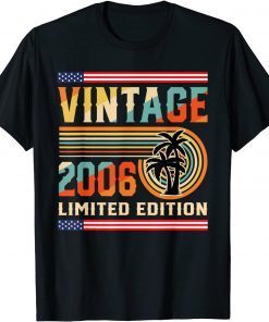 Vintage 2006 Limited Edition 16th Birthday 16 Year Old Unisex Shirt