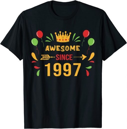 1997 25th birthday, Its my Birthday 25th Birthday Crown Bday Gift Shirt