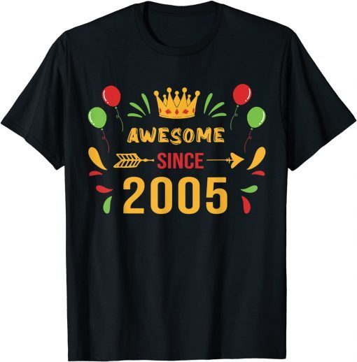 2005 17th birthday, Its my Birthday 17th Birthday Crown Bday Classic Shirt