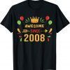2008 14th birthday, Its my Birthday 14th Birthday Crown Bday Classic T-Shirt