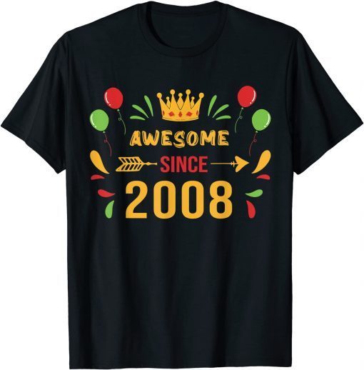 2008 14th birthday, Its my Birthday 14th Birthday Crown Bday Classic T-Shirt