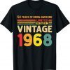 54 Years Of Being Awesome Limited Edition Vintage 1968 Unisex Shirt