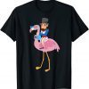 Abraham Lincoln Flamingo 4th Of July American Flag Unisex Shirt