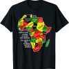 Africa Has Never Needed The World Afro Melanin Black History Gift Shirt