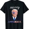 America Flag joe Biden Sunglasses USA 4th of July 2022 T-Shirt