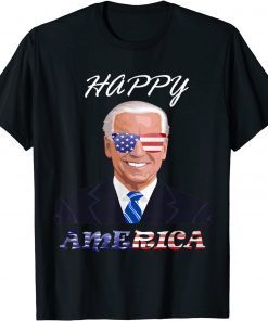 America Flag joe Biden Sunglasses USA 4th of July 2022 T-Shirt