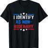 American Flag I Identify As Non-Bidenary Classic Shirt