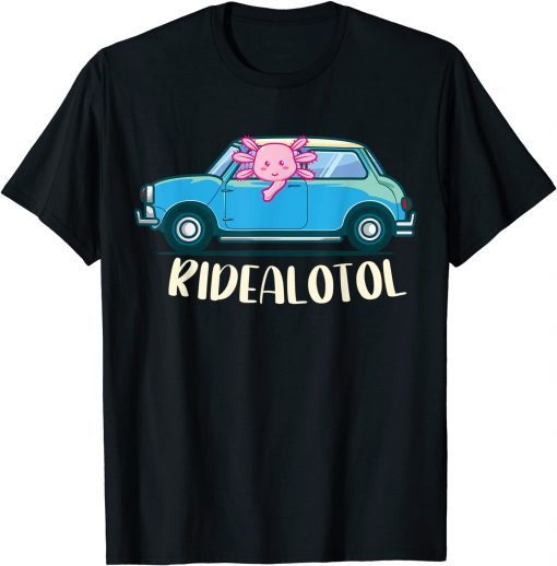 Anime Kawaii Car Graphic Axolotl Unisex Shirt