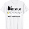 Anti Biden 46th President One Star Review Political Humor Gift Shirt