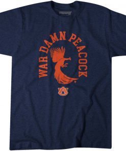 Auburn Basketball: War Damn Peacock Unisex Shirt