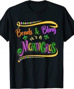 Beads And Bling It's A Mardi Gras Thing Unisex T-Shirt