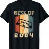 Best Of 2004 18 Year Old Cassette Tape 18th Birthday Unisex Shirt