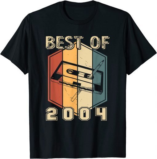 Best Of 2004 18 Year Old Cassette Tape 18th Birthday Unisex Shirt