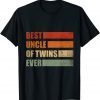 Best Uncle of Twins Pregnancy Announcement Gift Shirt