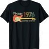 Best of 1976 Birthday - Retro Guitarist 46th Birthday Gift Shirt