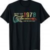 Best of 1978 Birthday - Guitar Player 44th Birthday Classic Shirt