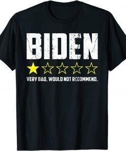 Biden - One Star Out Of Five. Would Not Recommend Classic Shirt