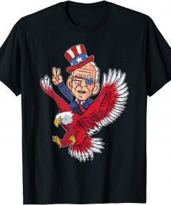 Biden Riding Eagle 4th Of July Patriotic American President Gift T-Shirt