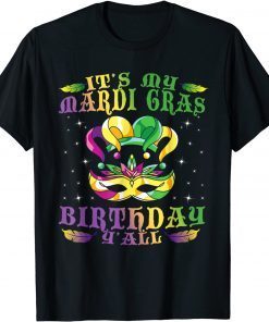 Birthday Idea Celebration Masquerade Costume Mardi Gras Unisex T-Shirt