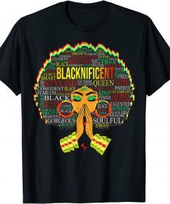 Black History Month Melanin Women Blacknificent Sista Queen T-Shirt