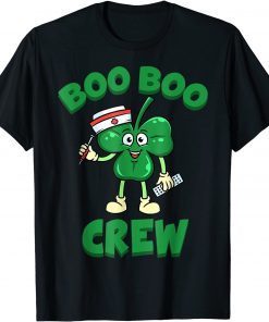 Boo Boo Crew Nurse St Patrick's Day Shamrock Green Lucky Limited Shirt